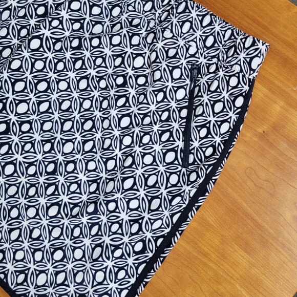 NWT T by Talbots Navy Geometric Print Stretch Skort - 3X - Picture 8 of 16
